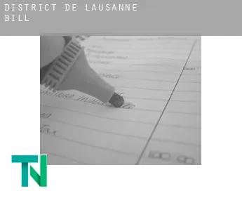 District de Lausanne  bill